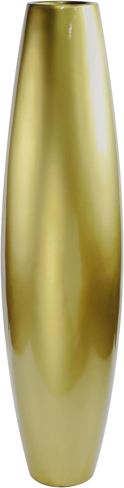all Gold Floor Vase, 47.3 inch (120 CM, 4 FT) Extra Large Floor Vase, Sturdy Floor Vase for Decor